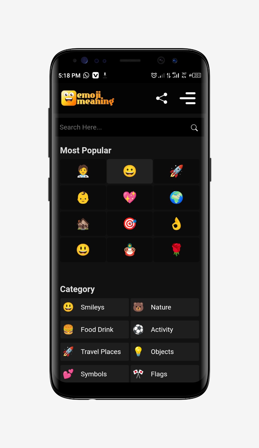 Emoji Meaning - Ultimate Emojis PHP Script With Admin Panel