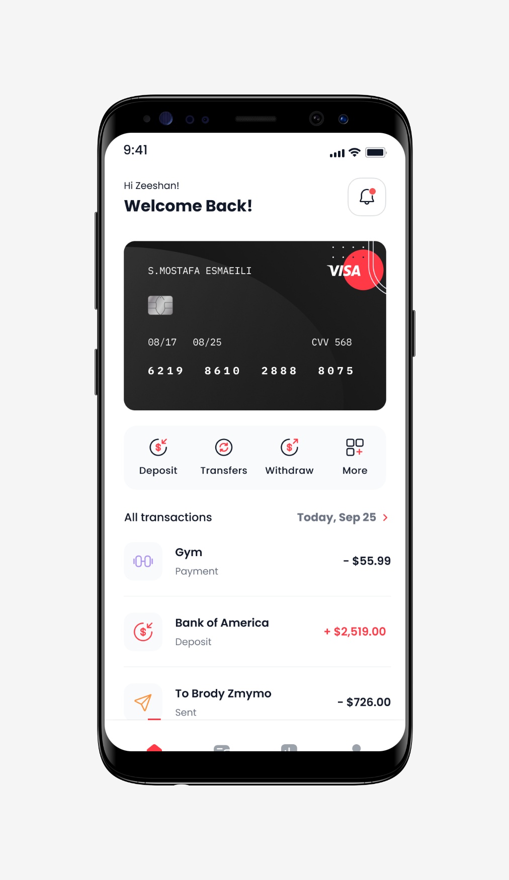 AirPay - Mobile Banking Flutter App
