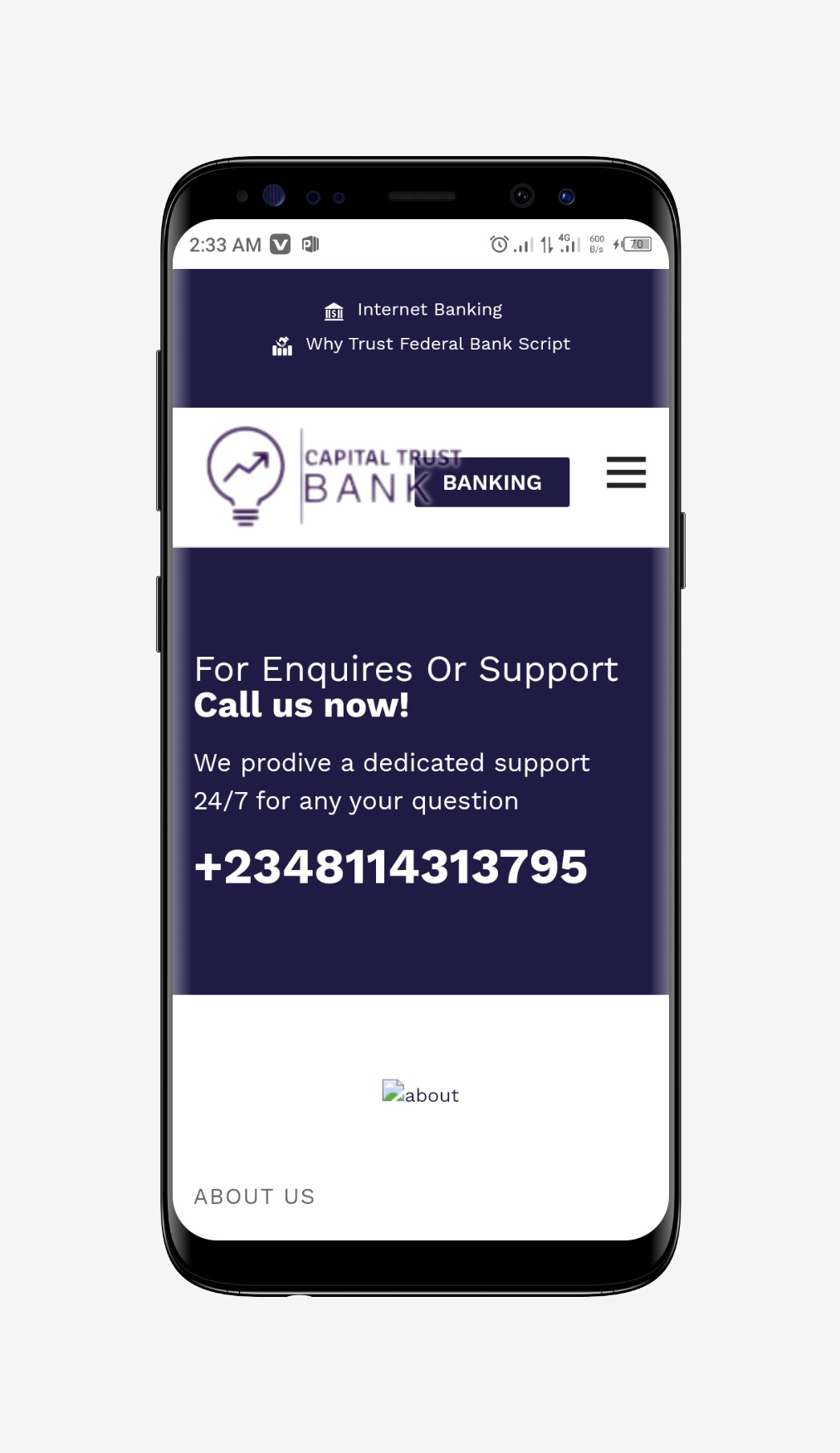Extended Bankpro - Online Bank Script With SMS
