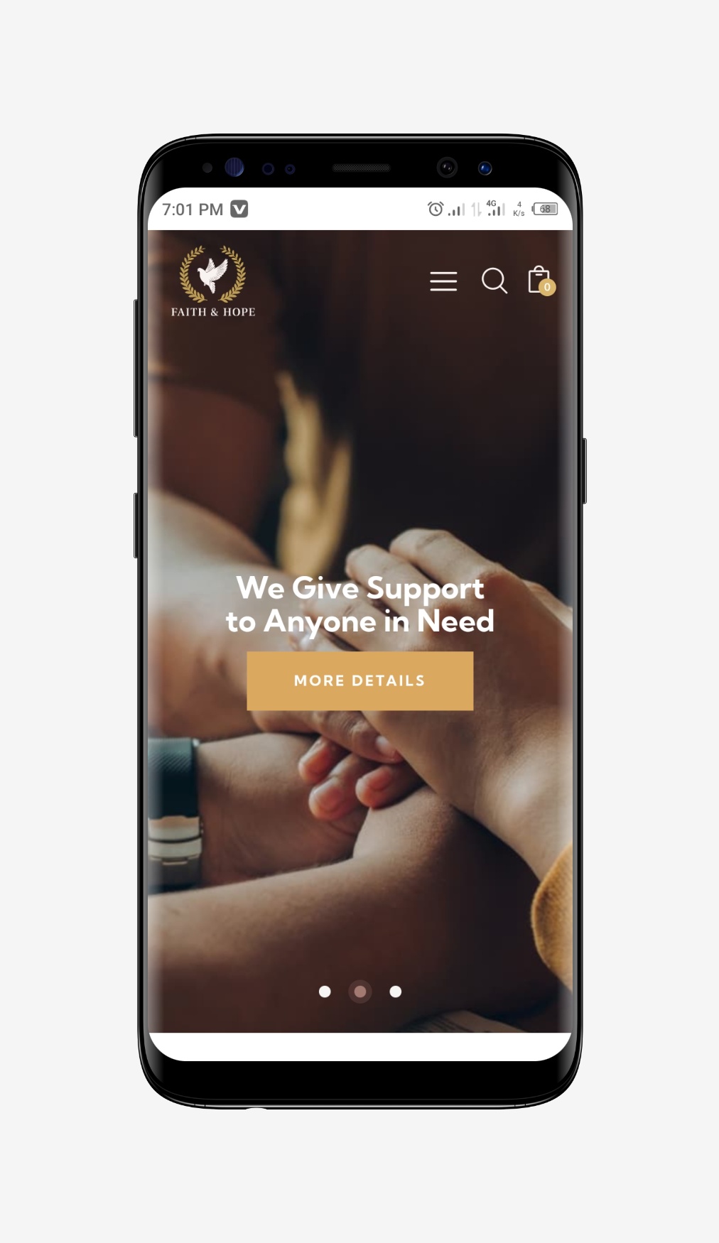 Faith & Hope - Modern Church & Religion Non-Profit WordPress Theme