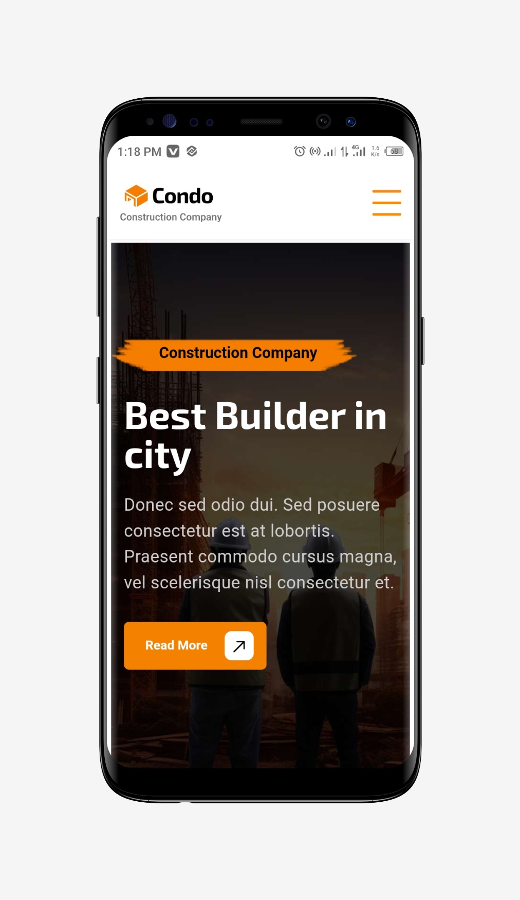 Condo - Construction WordPress Theme
