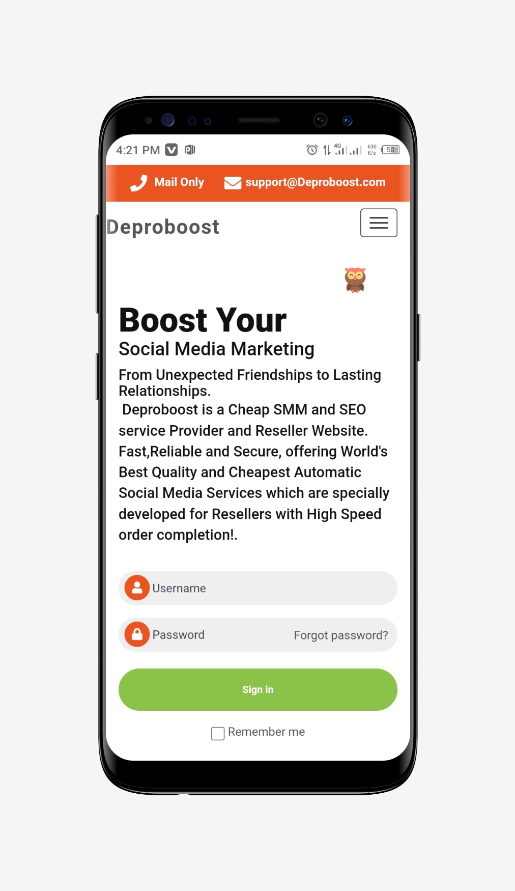 SMM OWL - Social Media Marketing Script