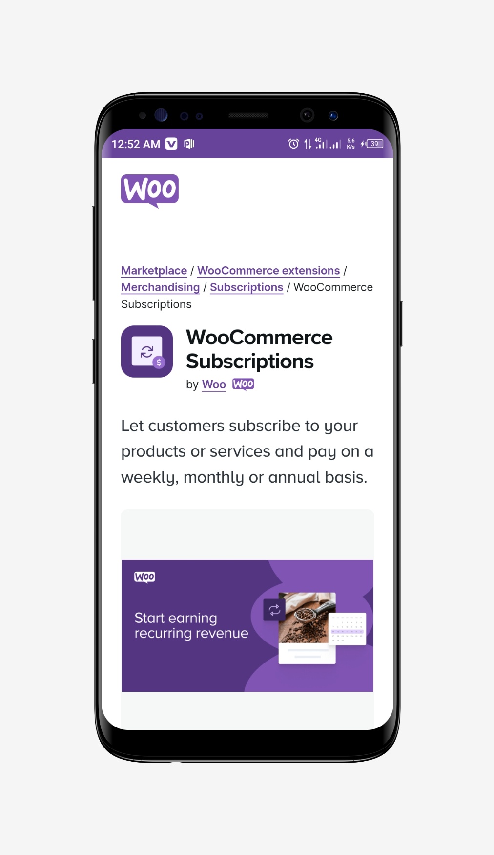 WooCommerce Subscription