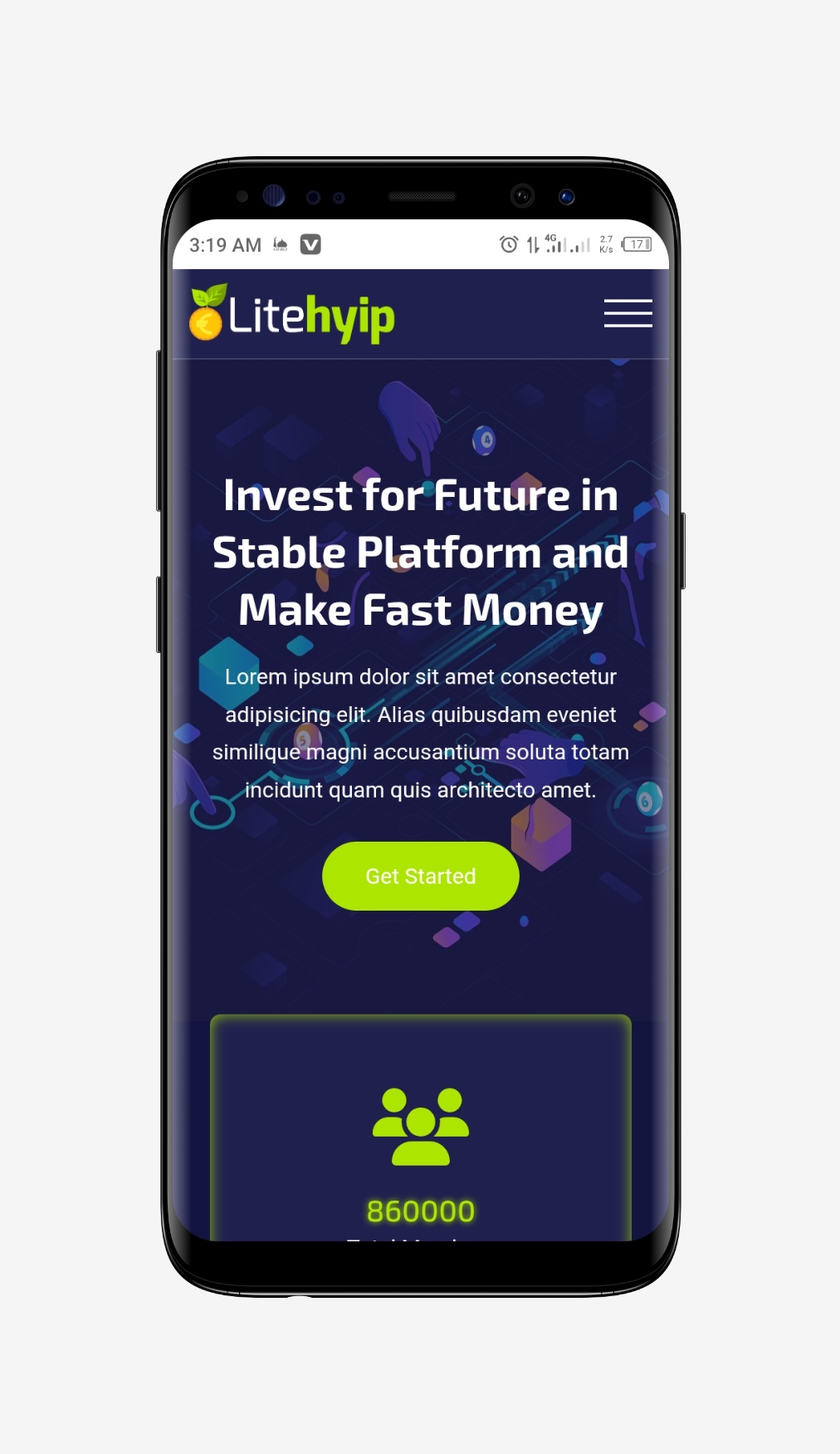 LiteHYIP - Simple Investment Script