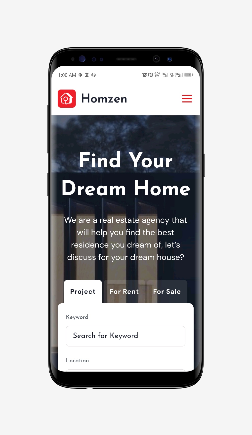 Homez - Real Estate Script