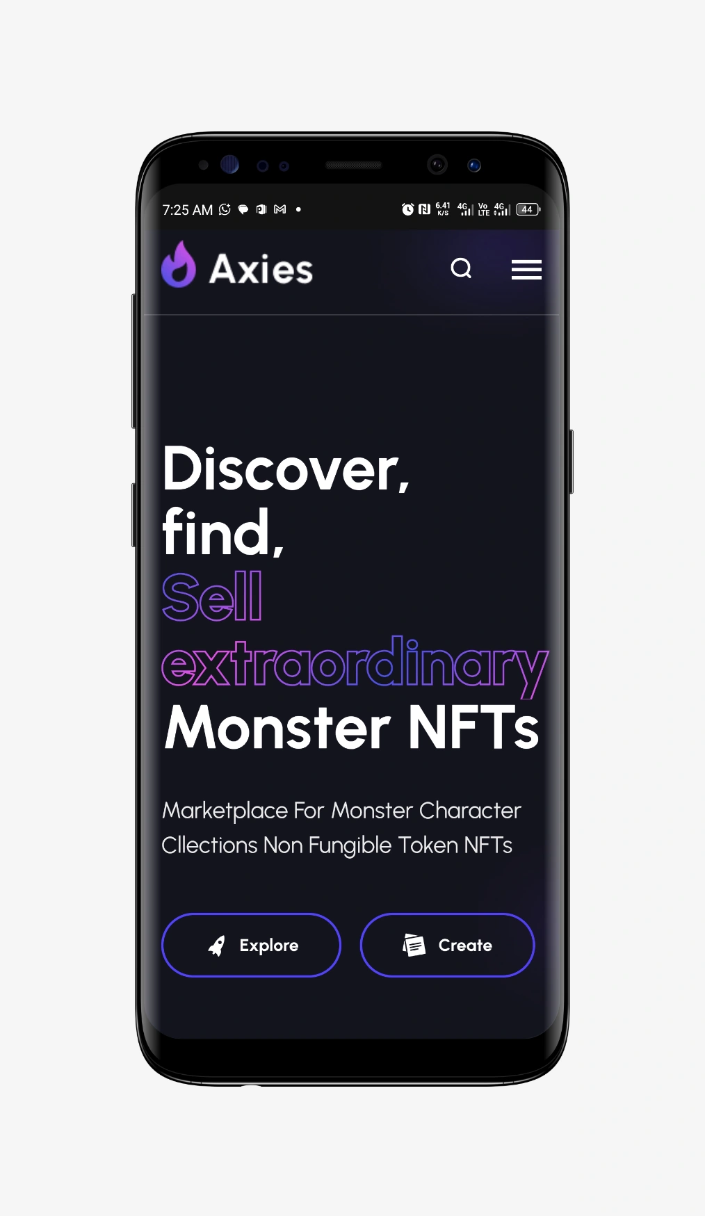 Axies - NFT  Marketplace Script
