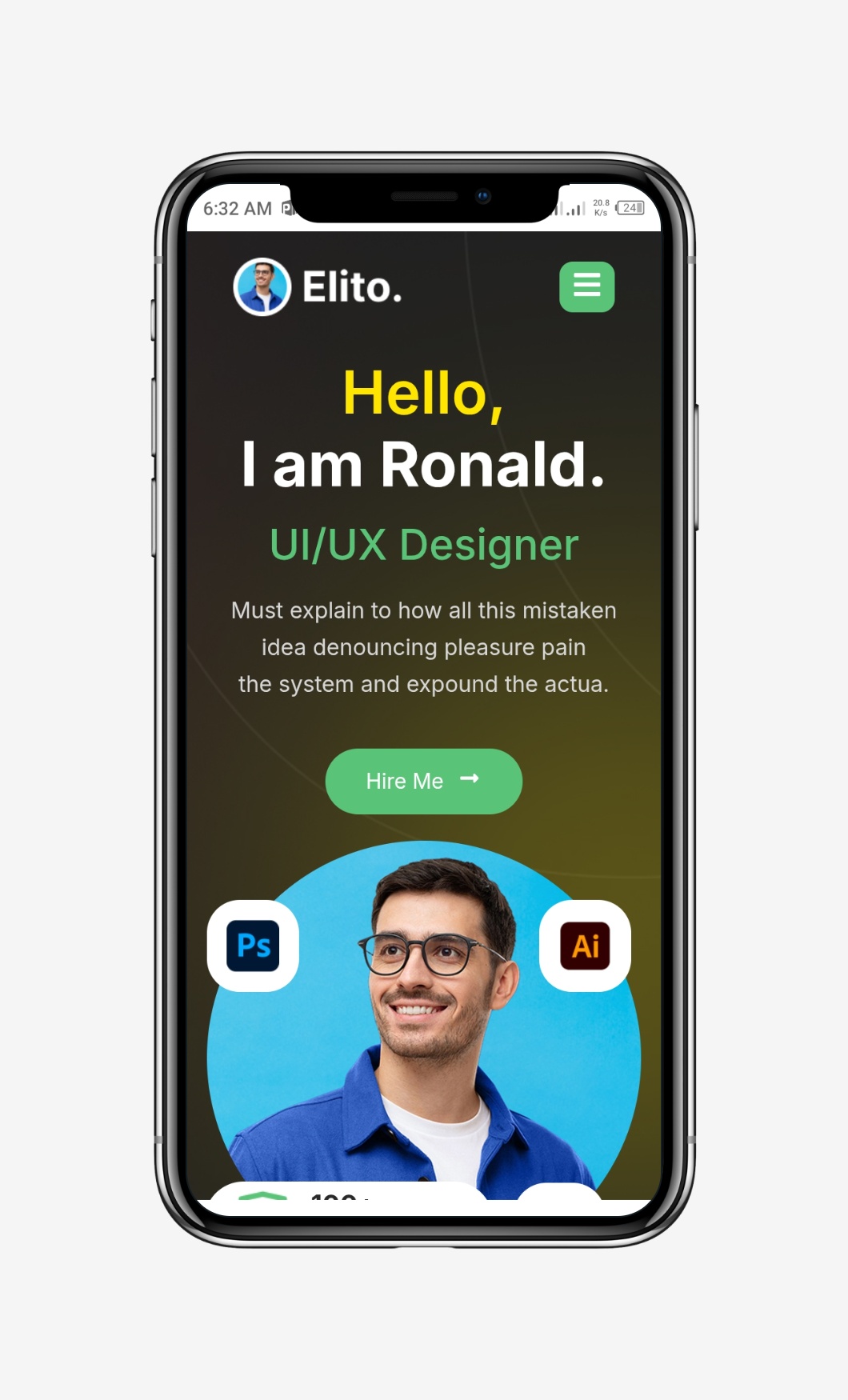 Elito – Creative Portfolio Elementor Template Kit