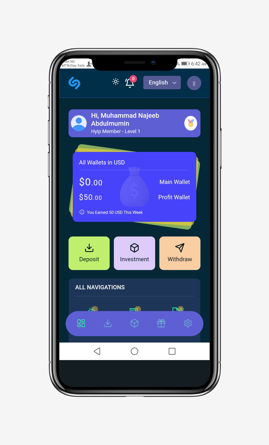 HYIP Rio - Investment Script