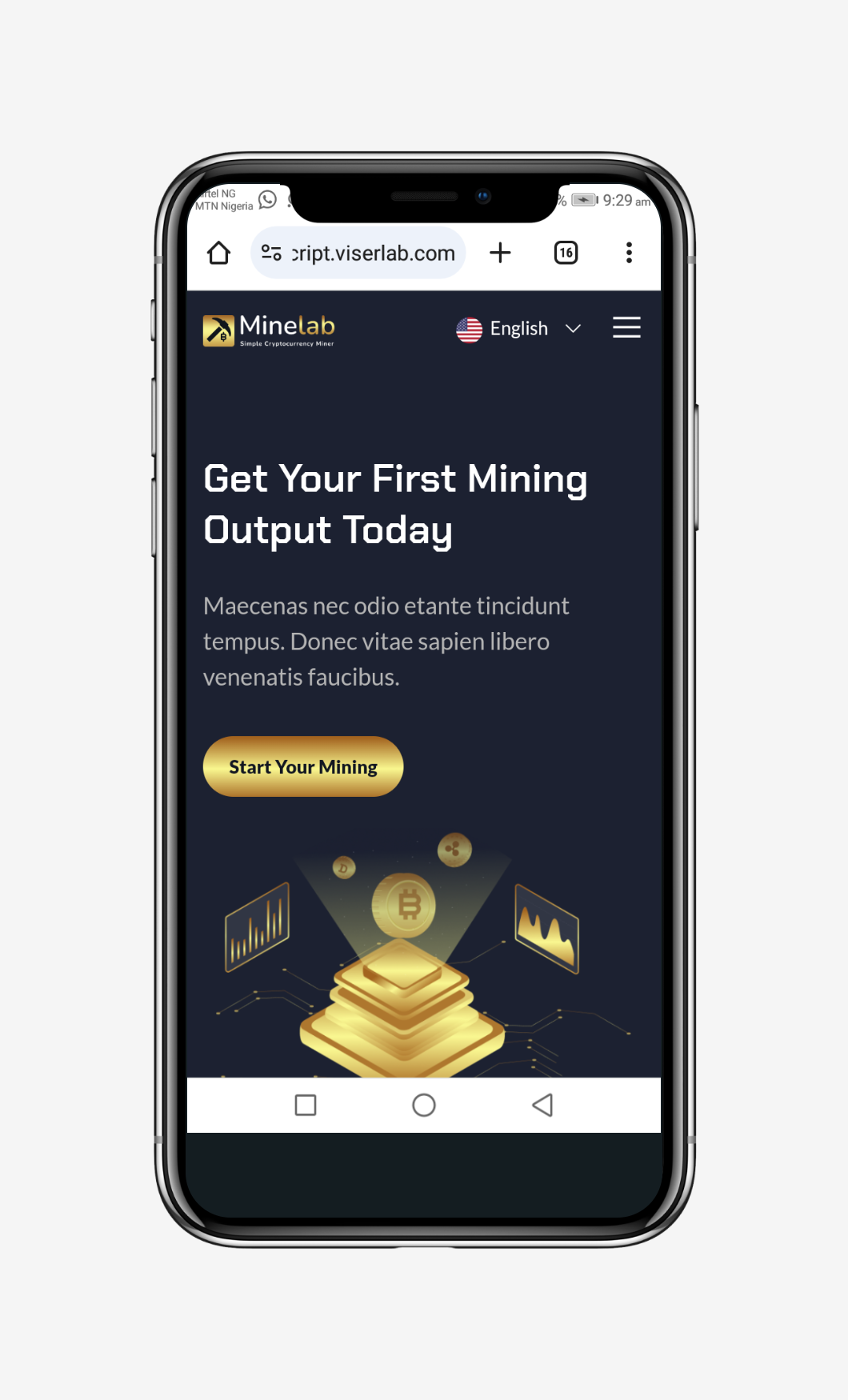 Mine - Crypto Mining Script
